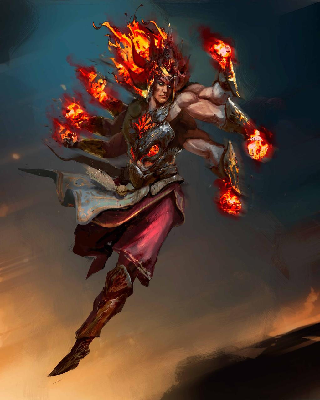 Maya Immortals concept art — immortal 35